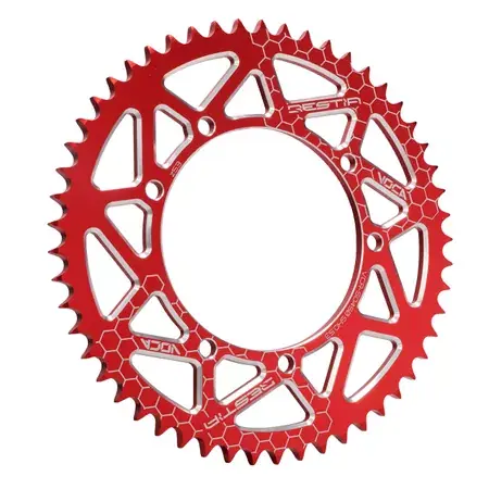 Kettenrad 53 Zähne / 428 Alu rot Sherco 50 vor 2020 Nur Für Kurze Zeit