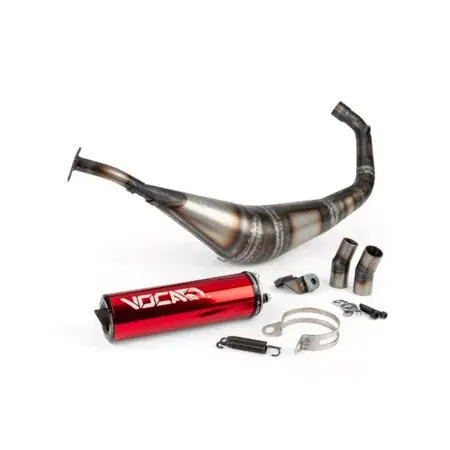 Schnäppchen Auspuff Sherco 50 SM-R Voca Warrior 50 - 70 rot