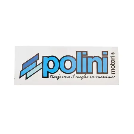 Super-Preis Aufkleber Logo Polini 23x8cm