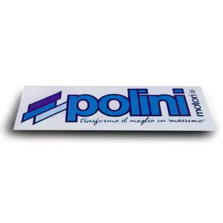 Schnäppchen Aufkleber Logo Polini 12x4cm