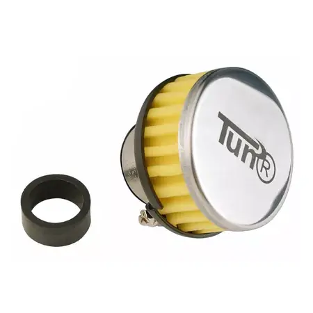 Luftfilter Air Cool gerade Anschlussweite 28mm / 35mm gelb Sonderaktion