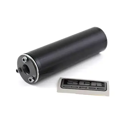 Bestseller Endschalldämpfer SCR Alu Schwarz für Auspuff SM Chrom