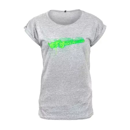 Sonderaktion T-Shirt Damen MXS Racing basic grau
