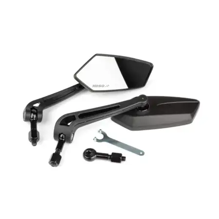 Heißes Angebot Spiegel Set KOSO GT M8 schwarz