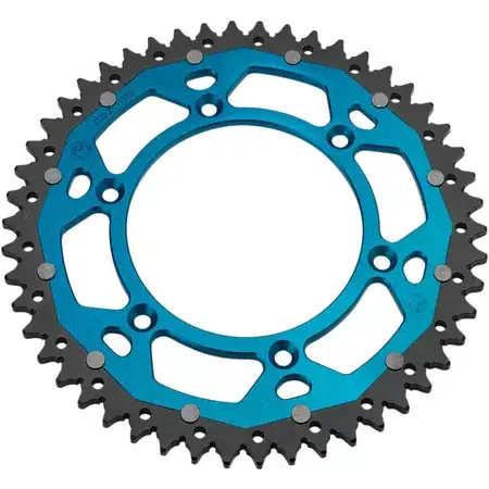 Solange Der Vorrat Reicht Kettenrad Alu / Stahl 520 Moose Racing Yamaha 49 Zähne blau