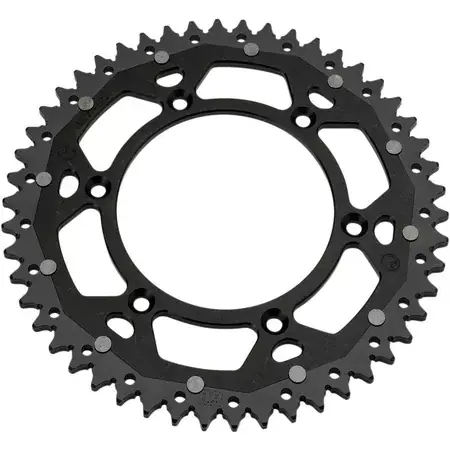 Kettenrad Alu / Stahl 520 Moose Racing Yamaha Z51 schwarz Echt