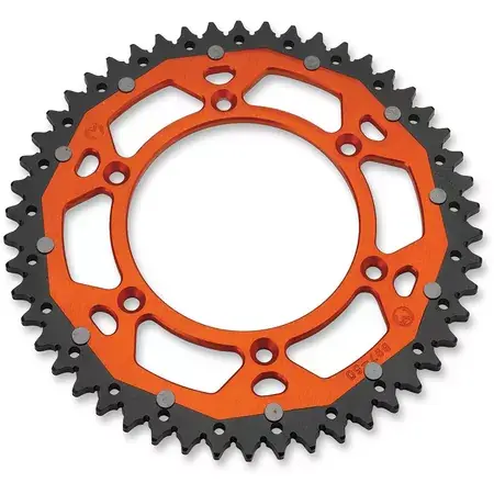 Kettenrad Alu / Stahl 520 Moose Racing KTM / Husqvarna 50 Zähne orange Neue Kollektion