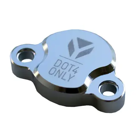 Solange Der Vorrat Reicht Bremszylinder Abdeckung CNC hinten YCF Pit Bike silber