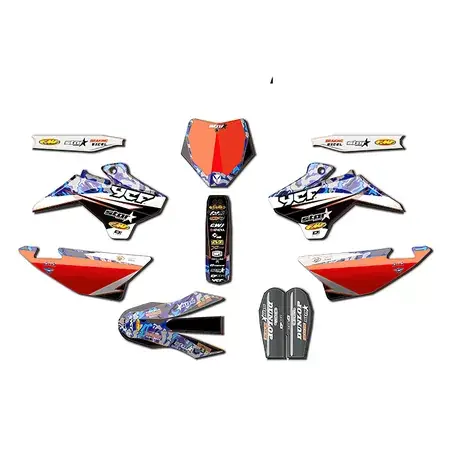 Dekor Kit Star Racing D‘cor Pit Bike / Dirt Bike Preisknaller