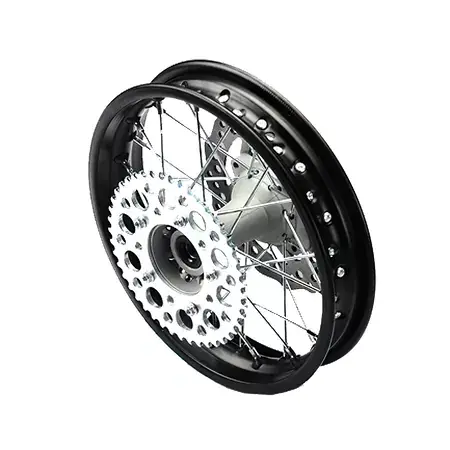 Hinterrad 12" m. Bremsscheibe + Kettenrad 5 Löcher YCF Pitbike Meistverkauft