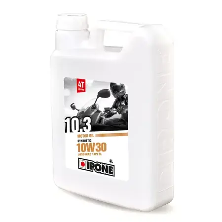 Abverkauf 4-Takt Motoröl 10W30 Ipone 10.3 teilsynthetisch 4L