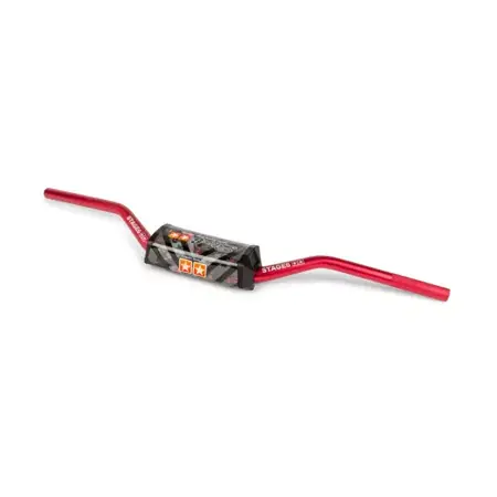 Nur Heute Crosslenker + Lenkerpolster Stage6 d.28.6mm rot