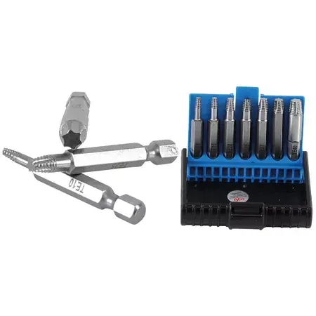 Sonderaktion Schraubenausdreher Satz BGS defektes T-Profil (Torx) T10 - T40 x7