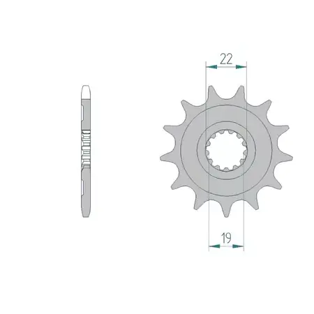 Neu Im Sortiment Ritzel Afam 12 Zähne TC 250