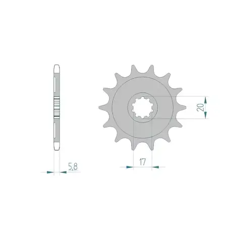 Sonderaktion Ritzel Afam 13 Zähne KXF / RM-Z 250