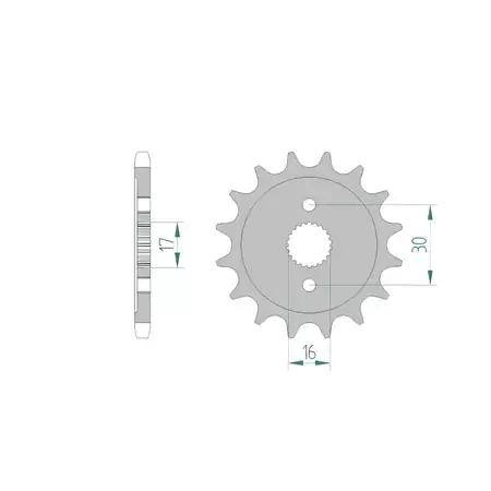 Nur Für Kurze Zeit Ritzel Afam 428 / 15 Zähne CR 80 / 85