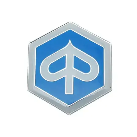 Aufkleber / Emblem 3D "Piaggio" 55mm original Piaggio Neu