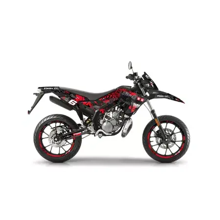Dekor Kit Derbi Xtreme 2018 - 2020 rot / schwarz Bestpreis
