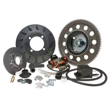 Beliebt Lichtmaschine komplett Polini analog Vespa Ape 50 mit E-Starter