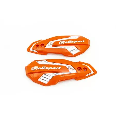 Sale Ersatzschalen Handprotektoren Polisport MX Flow orange / weiß