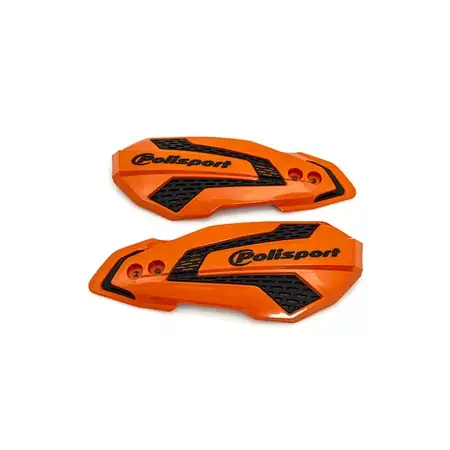 Ersatzschalen Handprotektoren Polisport MX Flow orange / schwarz Rabatt