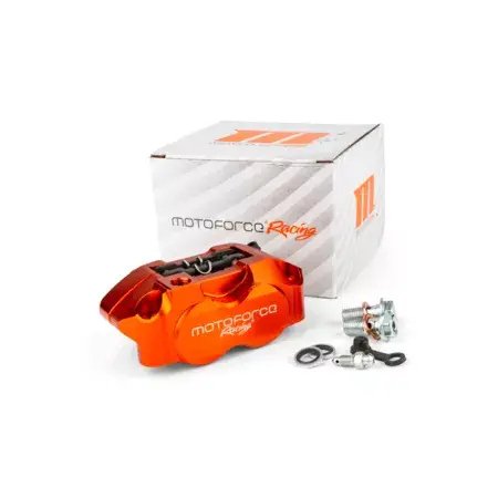 Begrenztes Angebot Bremssattel 4-Kolben MotoForce Racing orange