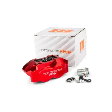 Bremssattel 4-Kolben MotoForce Racing rot Online Kaufen
