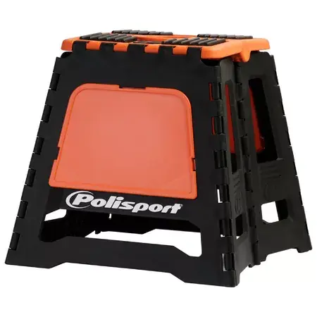 Solange Der Vorrat Reicht Motorradständer klappbar Polisport orange