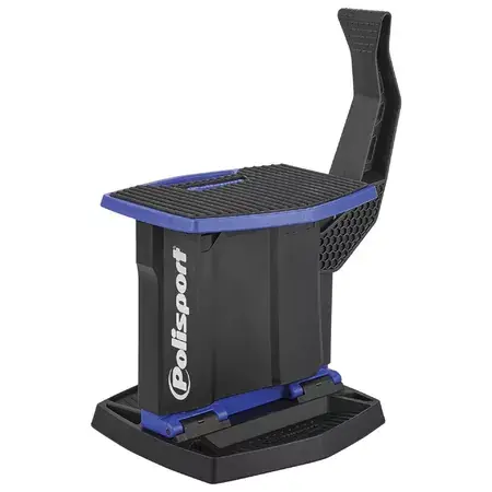 Schneller Versand Motorrad-Hubständer / Wagenheber klappbar Polisport blau