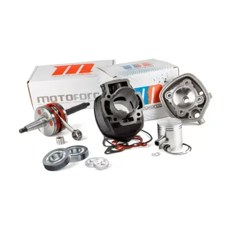 Zylinder + Kurbelwelle Motoforce Racing 70 Grauguss Piaggio LC Kracherpreis