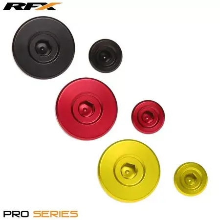 Top-Seller Schraubensatz Inspektionsöffnung Zündung RFX Pro schwarz Suzuki RM-Z 250 / 450