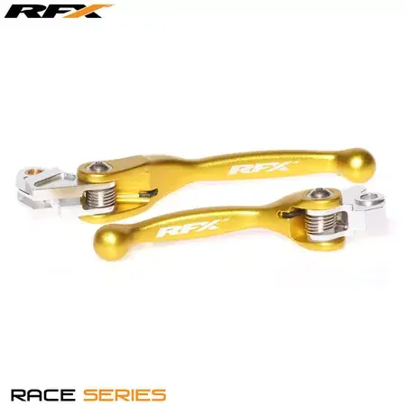 Schneller Versand Hebelset RFX Race klappbar geschmiedet gelb KX 65 / 85