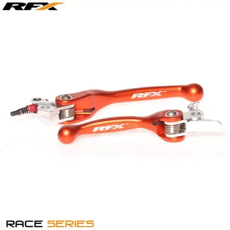 Nur Heute Hebelset RFX Race klappbar geschmiedet orange KTM (Brembo Bremse / Magura Kupplung) 2005-2008