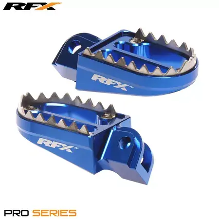 Fußrasten RFX Pro Series 2 blau TC 50 / 65 Geprüft